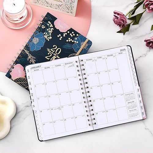 Miniatura 7 de Agenda 2025 – Agenda 2025, enero 2025 – diciembre 2025, planificador semanal y mensual 2025, 6.4 x 8.5 pulgadas, encuadernación de doble alambre,