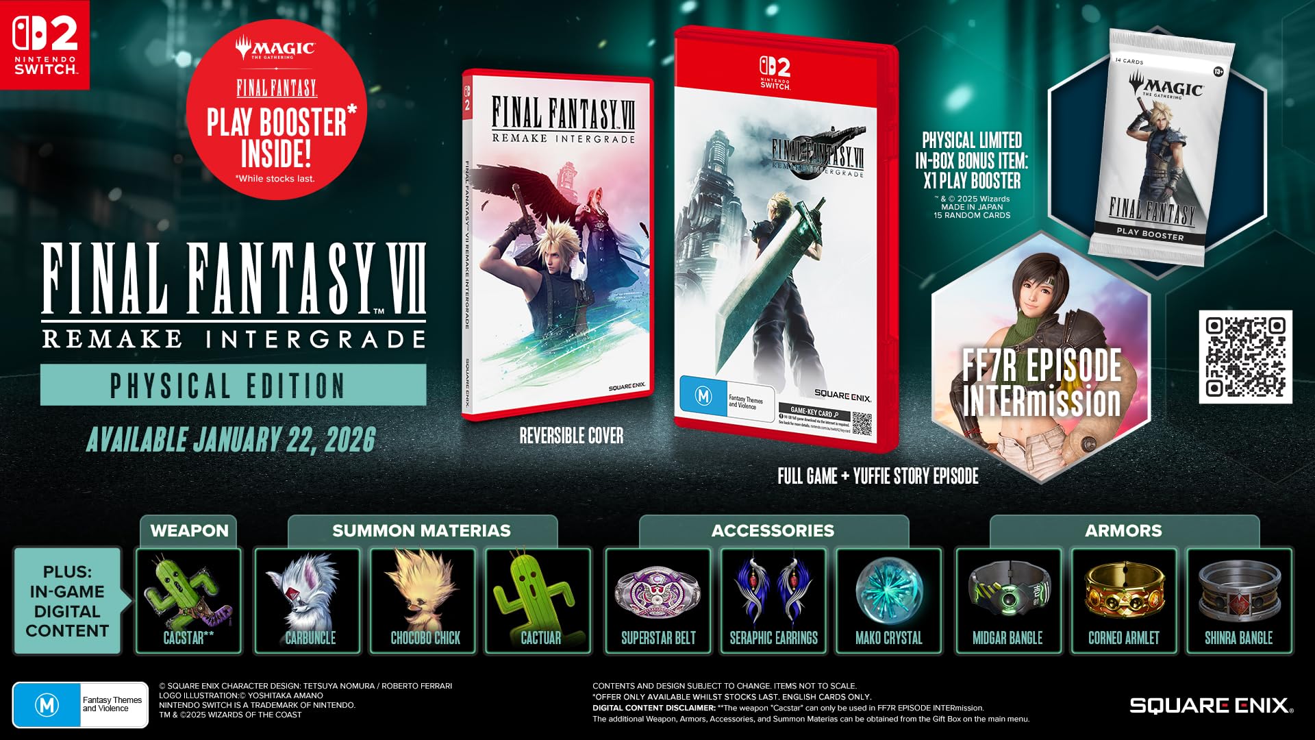 FINAL FANTASY VII Remake Intergrade (Includes Magic: The Gathering