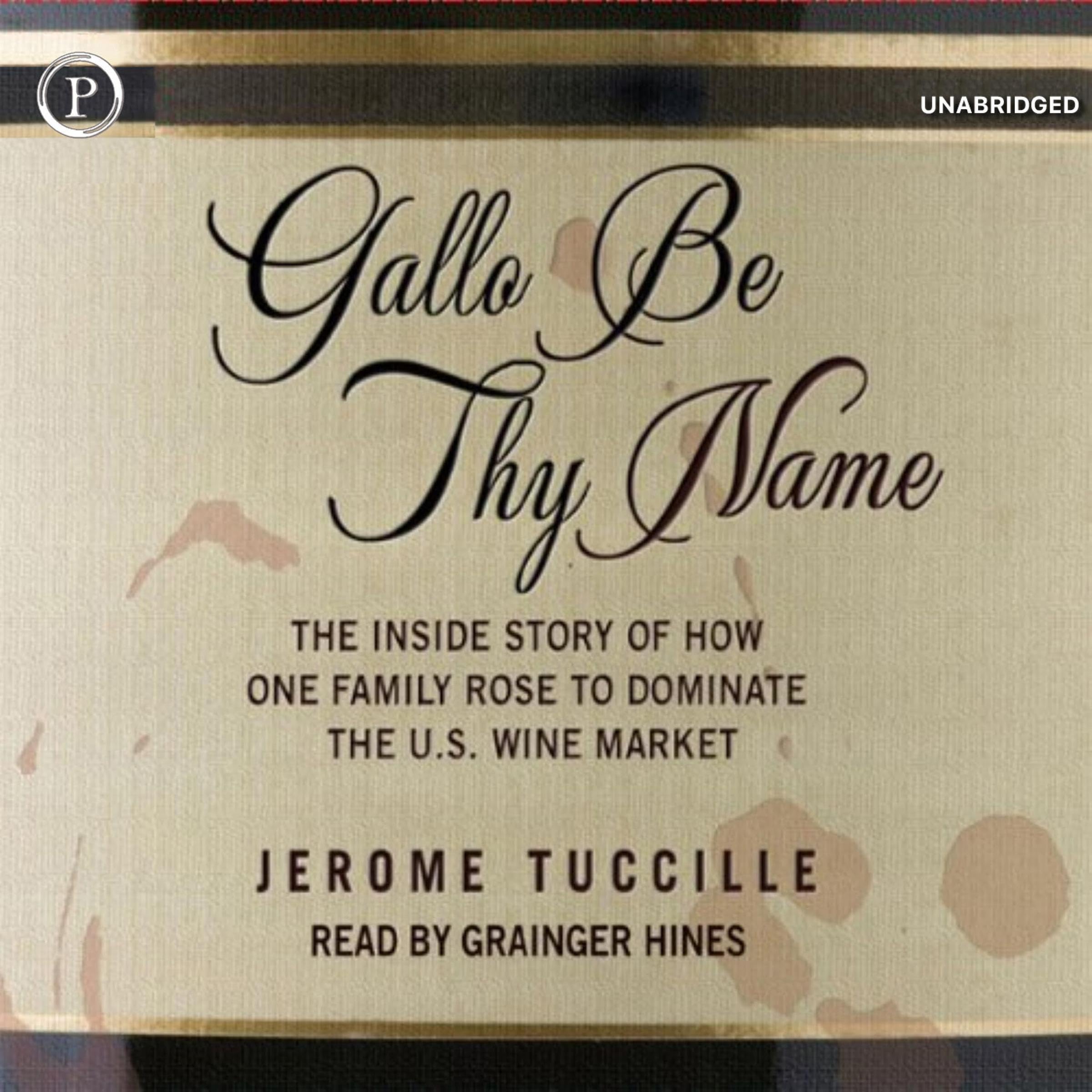Cover art for Gallo Be Thy Name