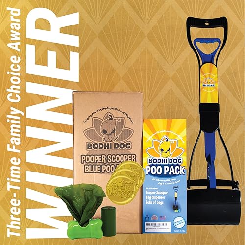 Miniatura 2 de Bodhi Dog Paquete completo de caca azul + bolsas biodegradables para recogedor de excrementos