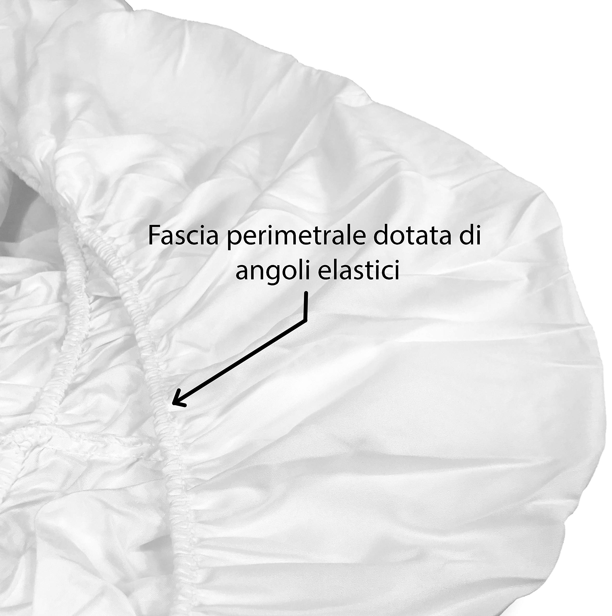 Tex family Coprimaterasso Impermeabile Sanitario PVC - 1 Piazza E Mezza - Cm. 130x195