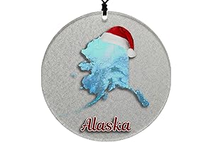 2024 Acrylic Tree Decoration - Alaska Christmas Ornament - Winter Theme Featuring...