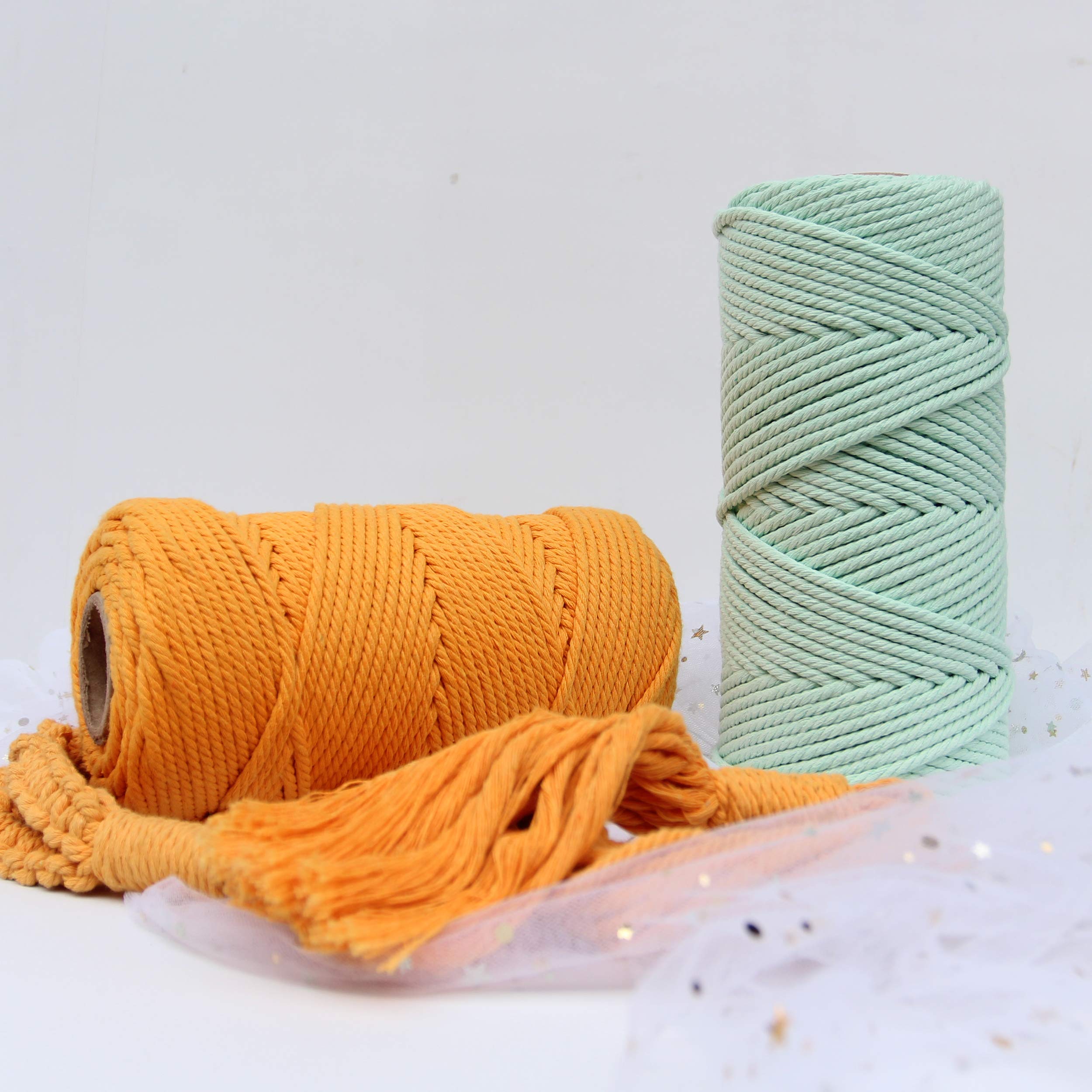 Cordon En Coton Tressé Et Fil Métallisé 1.5 Mm - Marron - Beige - Sable