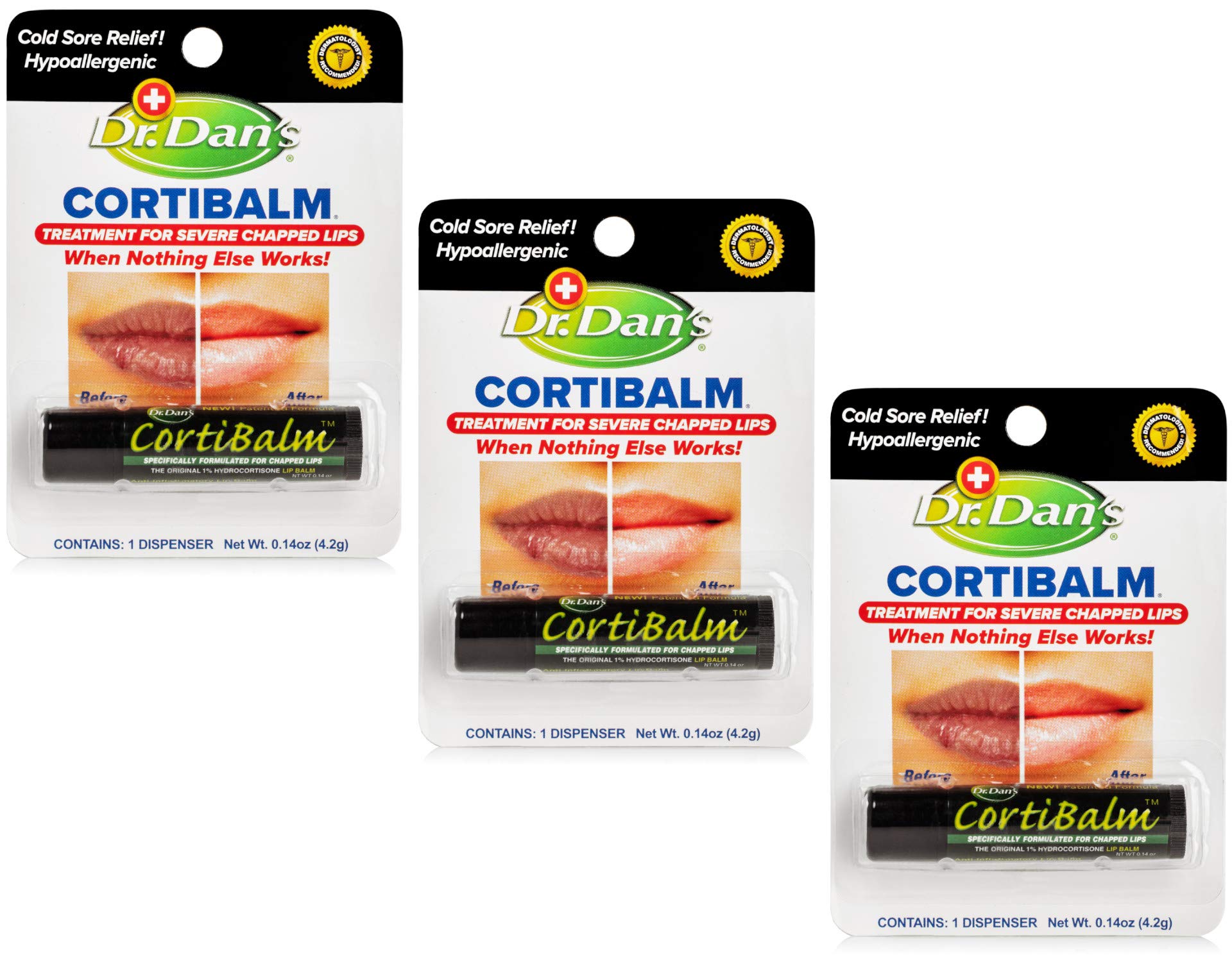 Dr. Dan's CORTIBALM 4.20 g (Pack of 3)