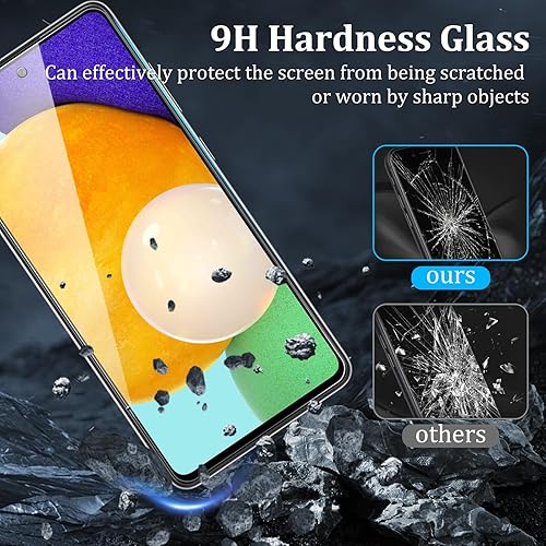 Miniatura 25 de Paquete de 2 protectores de pantalla de privacidad para Samsung Galaxy S21 FE, película de vidrio templado, dureza 9H, arañazos, claridad HD