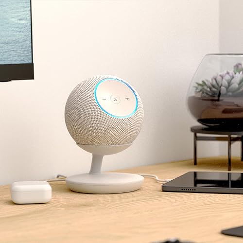 Miniatura 3 de Soporte con puertos de carga USB-C para Echo Dot Max, completamente nuevo, Made for Yaxa