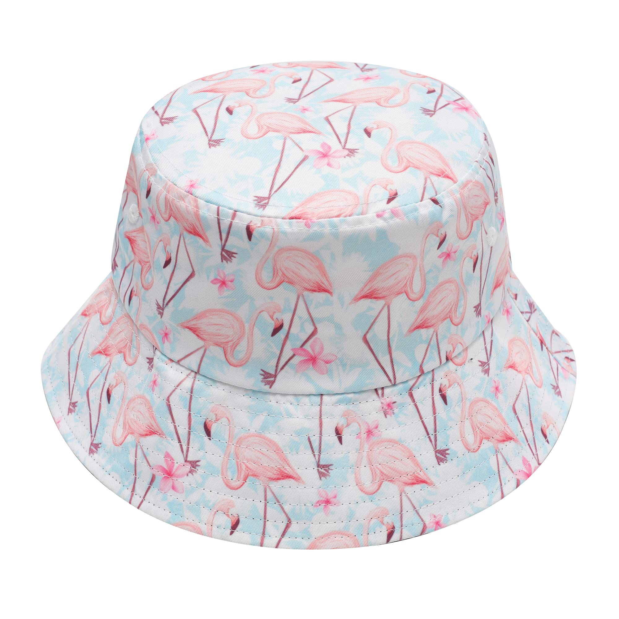 ZLYC Women Summer Bucket Hat Fruit Print Fisherman Hat