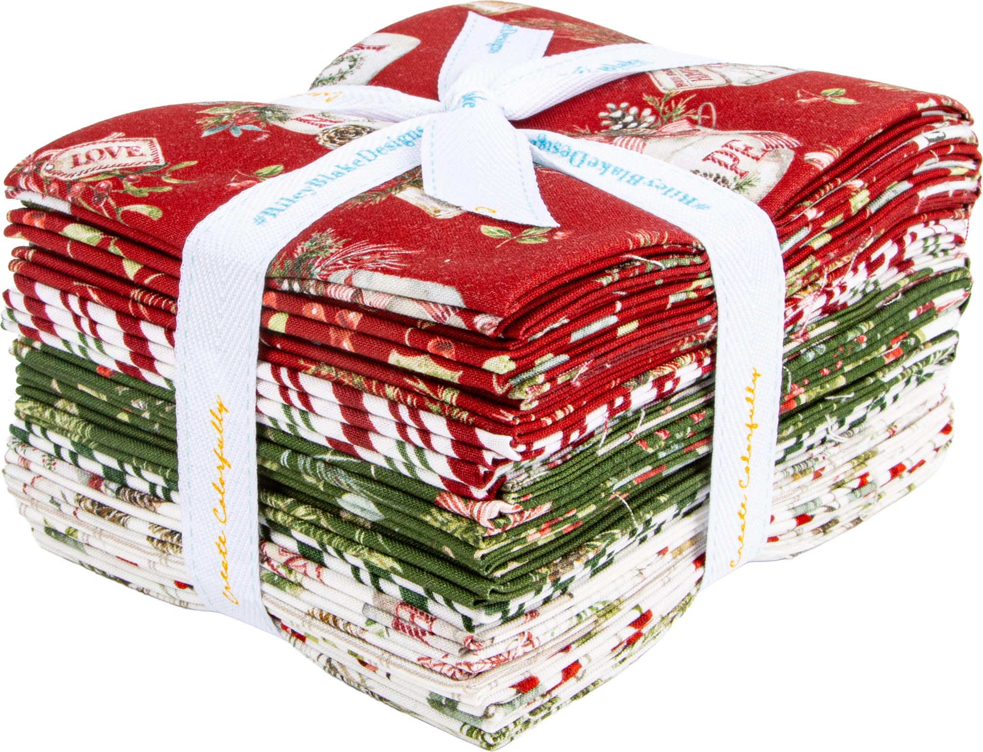 Lisa Audit Holiday Spirit 18 Fat Quarters Riley Blake Designs FQ-17460-18