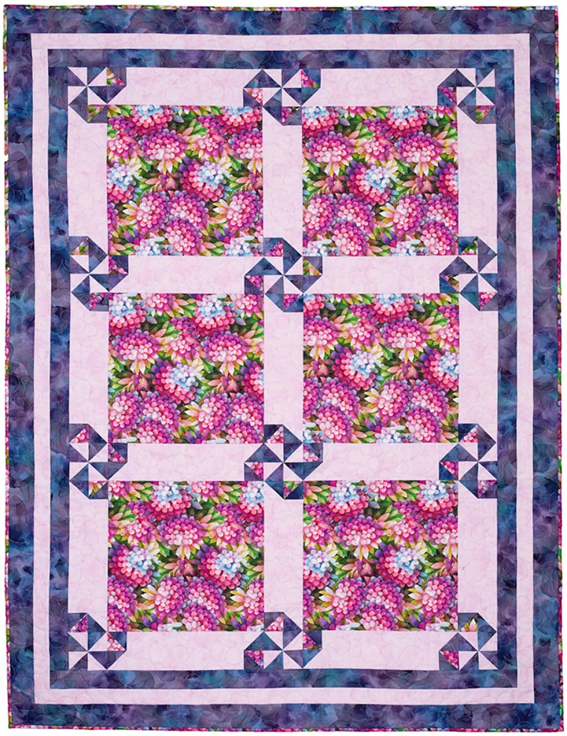 Fabric Café Big Block Trapunte da 3 yard - 8 modelli di trapunta facili con blocchi grandi per mostrare i tuoi tessuti preferiti - Veloce, adatto ai principianti, 3 opzioni di dimensioni - Libro
