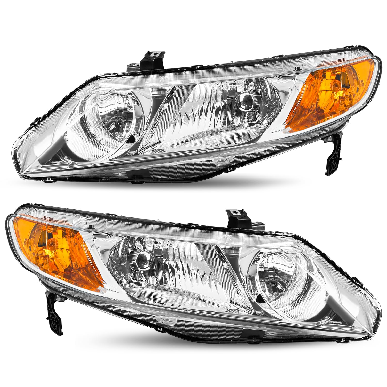 TUSDAR 4-Door Sedan Headlight Assembly Set