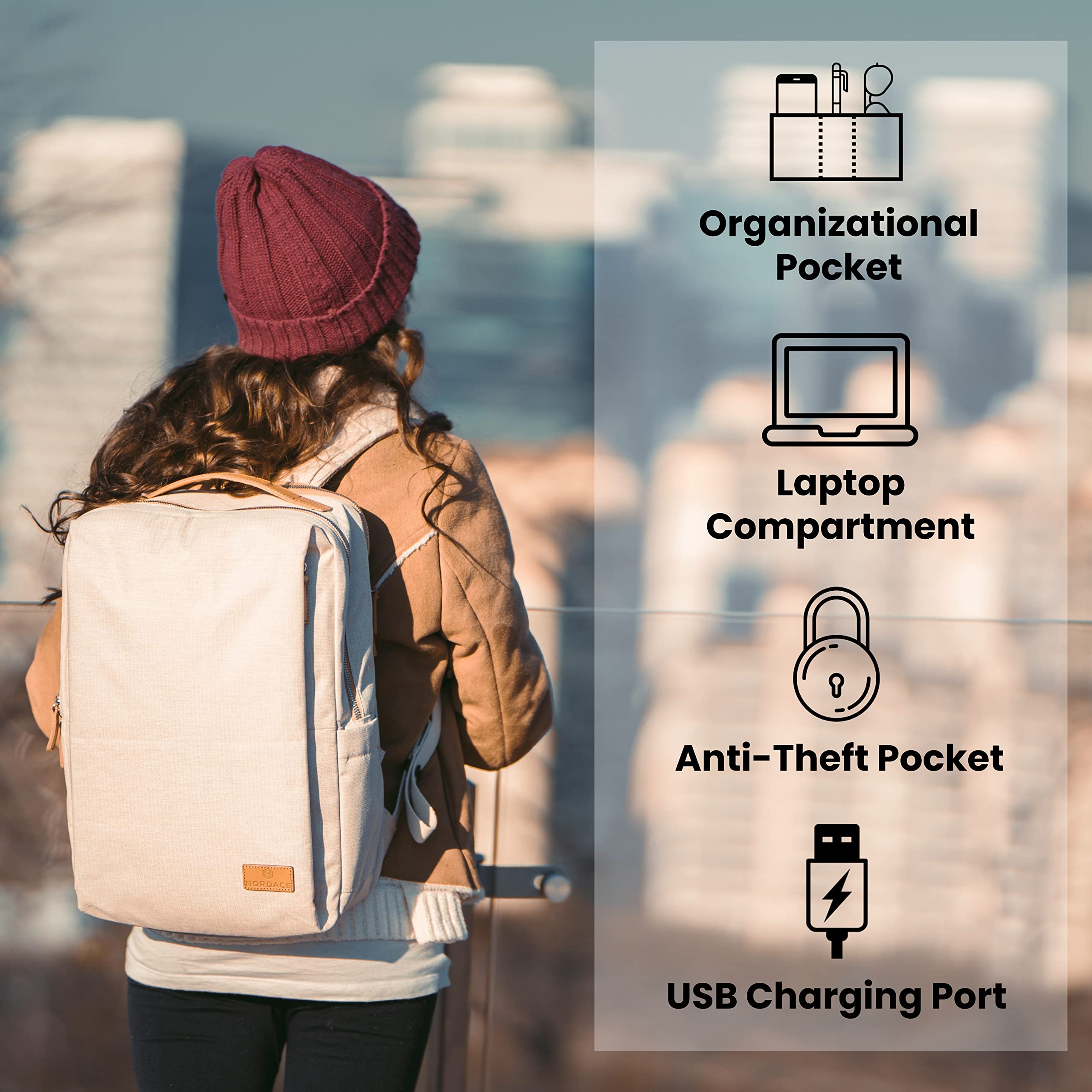 Nordace Mochila Inteligente Unisex Adulto