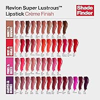 Vista 6 de Revlon Super Lustrous Lipstick, Creamy Formula For Soft, Fuller-Looking Lips, Moisturized Feel, 777 Vampire Love, 0.15 oz