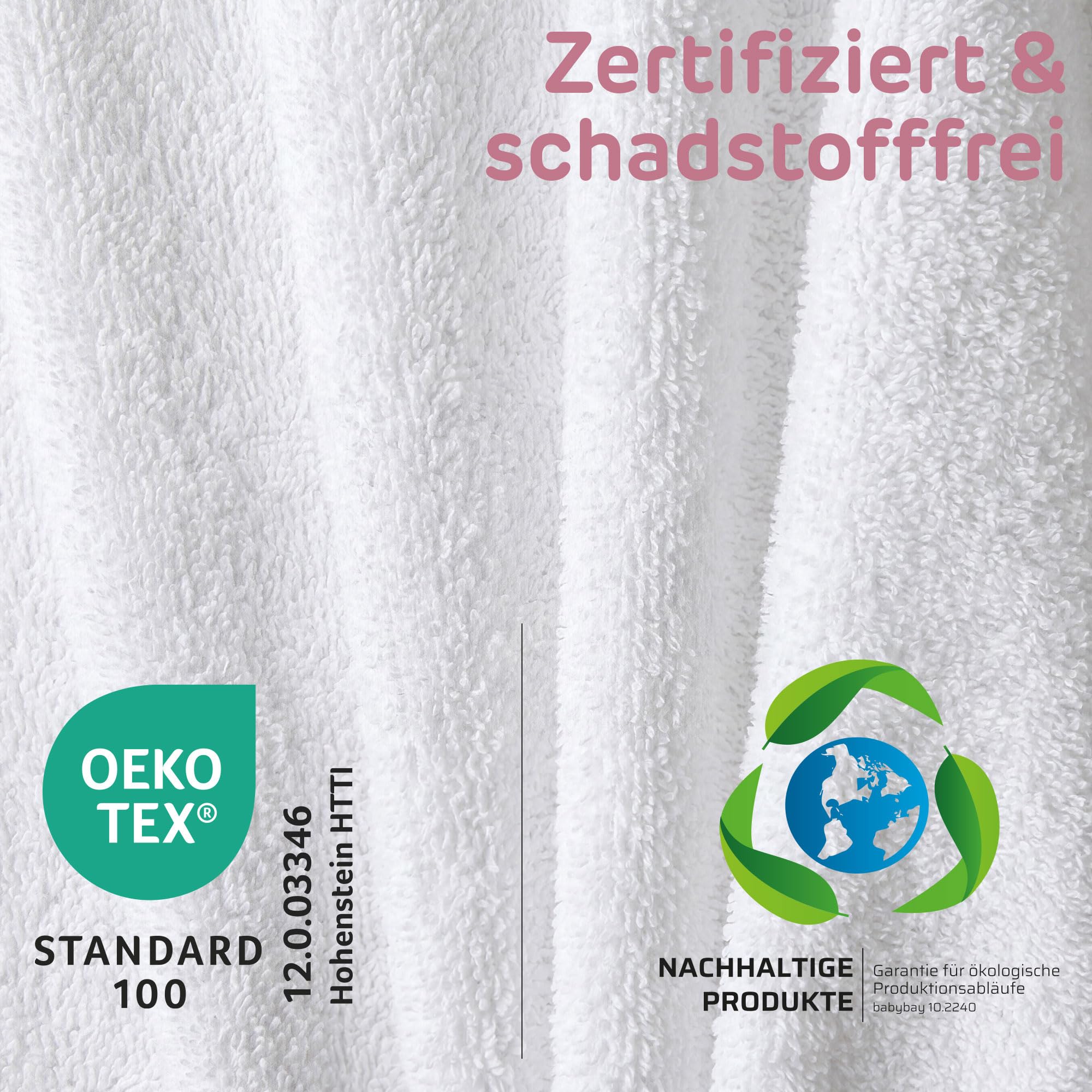 babybay Prześcieradło z gumką frotte z membraną, pasuje do modeli Maxi, Midi, Boxspring, Comfort i Comfort Plus, białe, 89 x 50 cm (pojedyncze opakowanie)