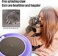 Vista 3 de Cat Scratcher Toy Ball Track for Indoor Cats,Round Interactive Scratching Board Exercise Set for Bored Indoor Adult and Kitten Mental & Physical