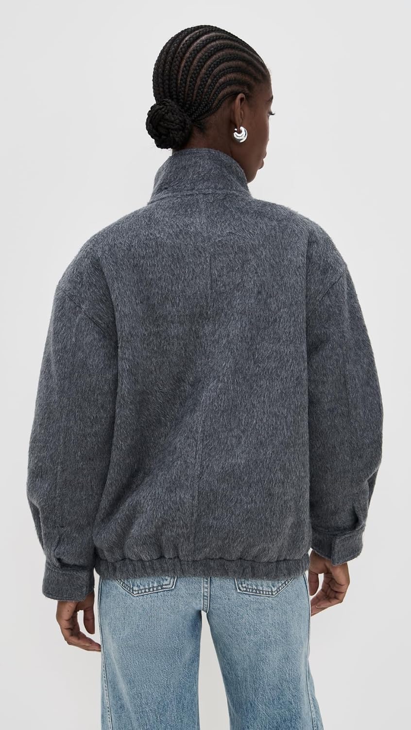 Line & Dot Women's Jameson Bomber Jacket - Image 4