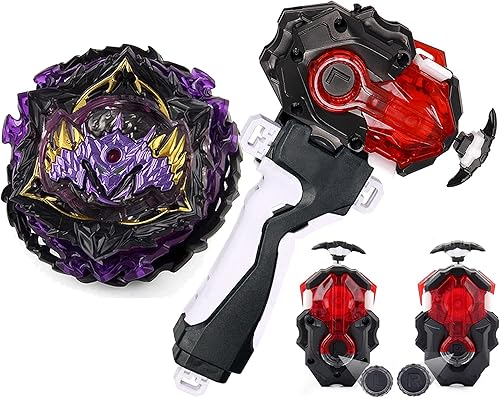 Gaming Top Toys B-184 Launcher Bey Battling Tops Burst SuperKing B-175 Lucifer The End Kou Drift Bay Blades para 8-12 lanzador izquierdo derecho
