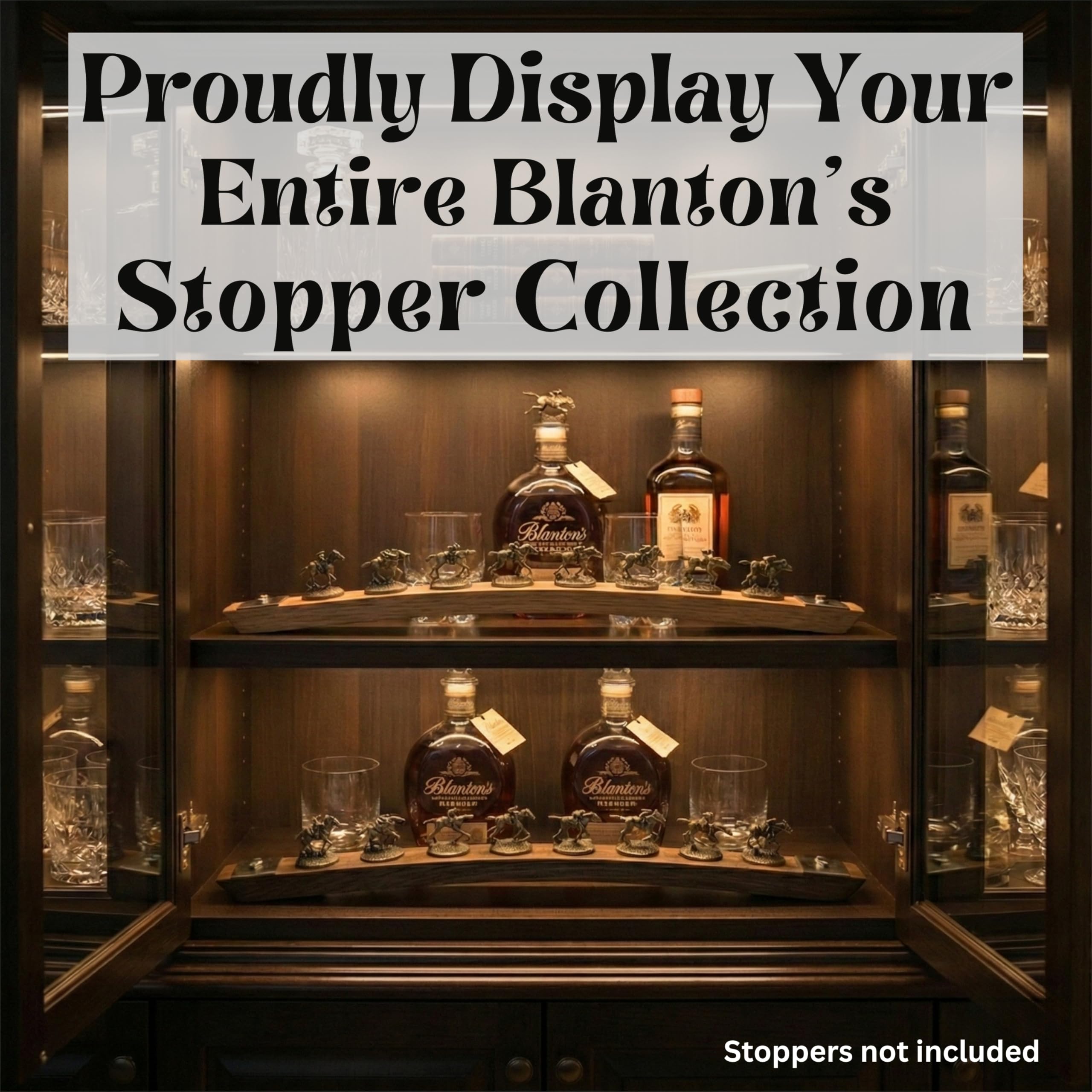 Amazon | Blanton's用バーボンストッパーディスプレイ – 本物の