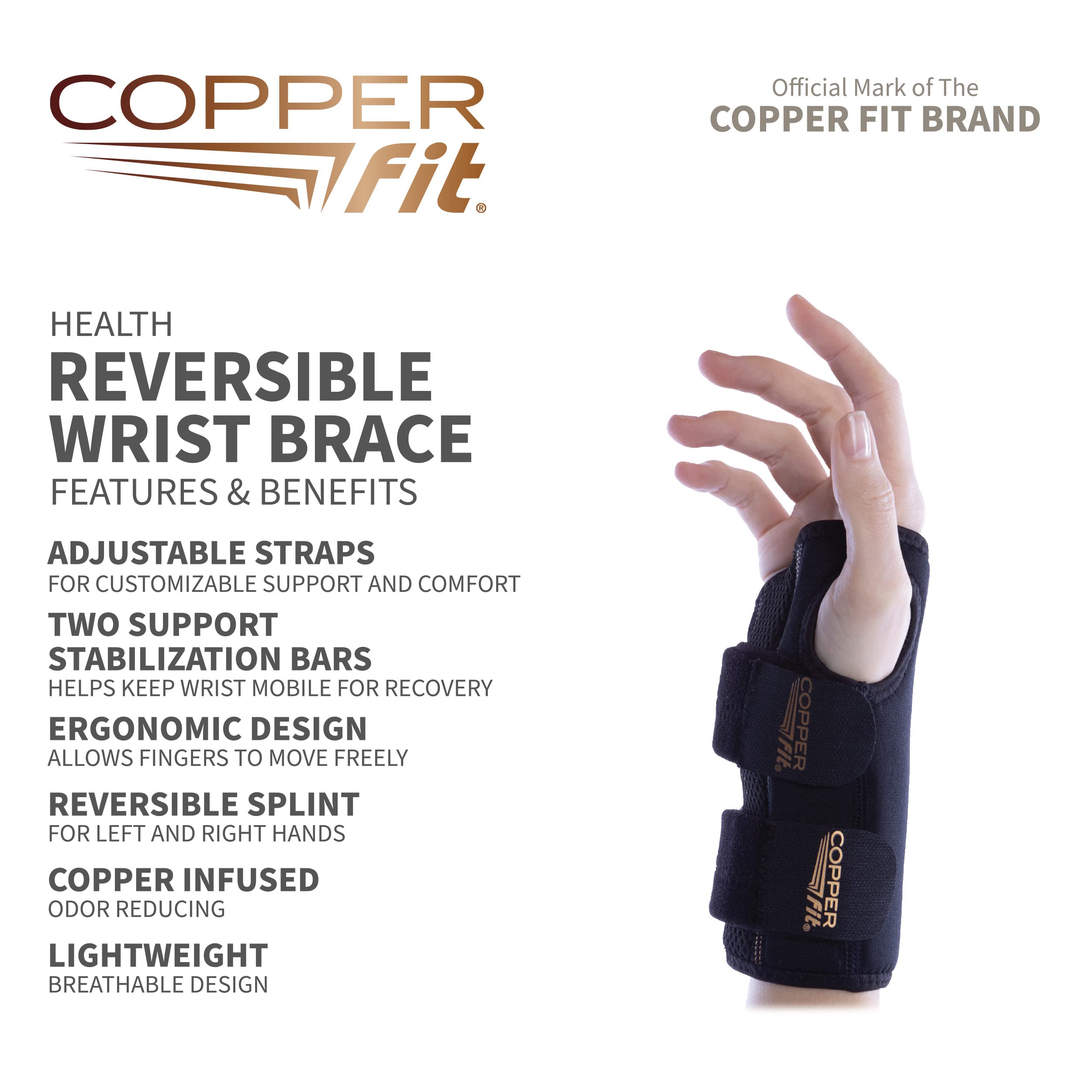 Shop copper wrist brace benefits Top Sellers
