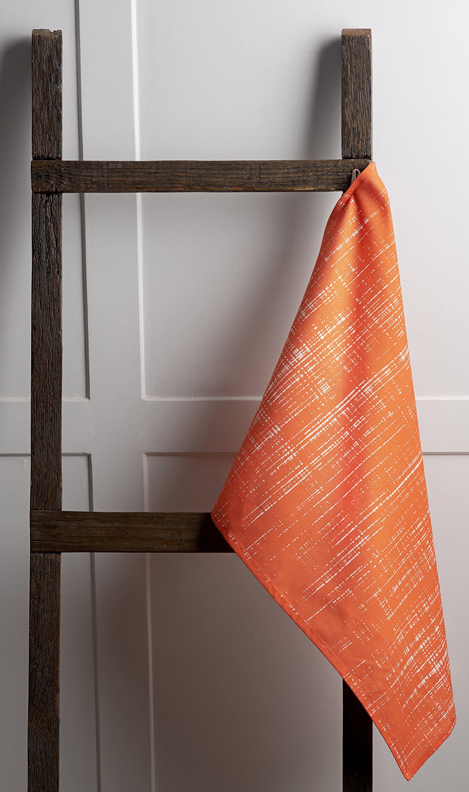 Maison d' Hermine Juego de 3 Paños de Cocina Multiusos, Paños de Cocina Suaves y Absorbentes, 100% Algodón, 50 cm x 70 cm, Rojo, Geométrico