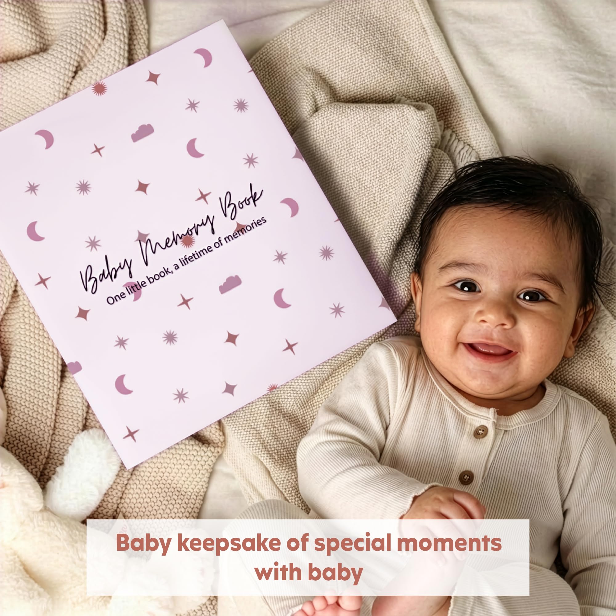 A Baby Cherry Baby Record Book - Memory Book & Baby Journal Record Book || 80 Pages || Milestone Memory Book for Boys & Girls (0 to 5 Years) - Ideal Gift for Newborns & New Parents 3