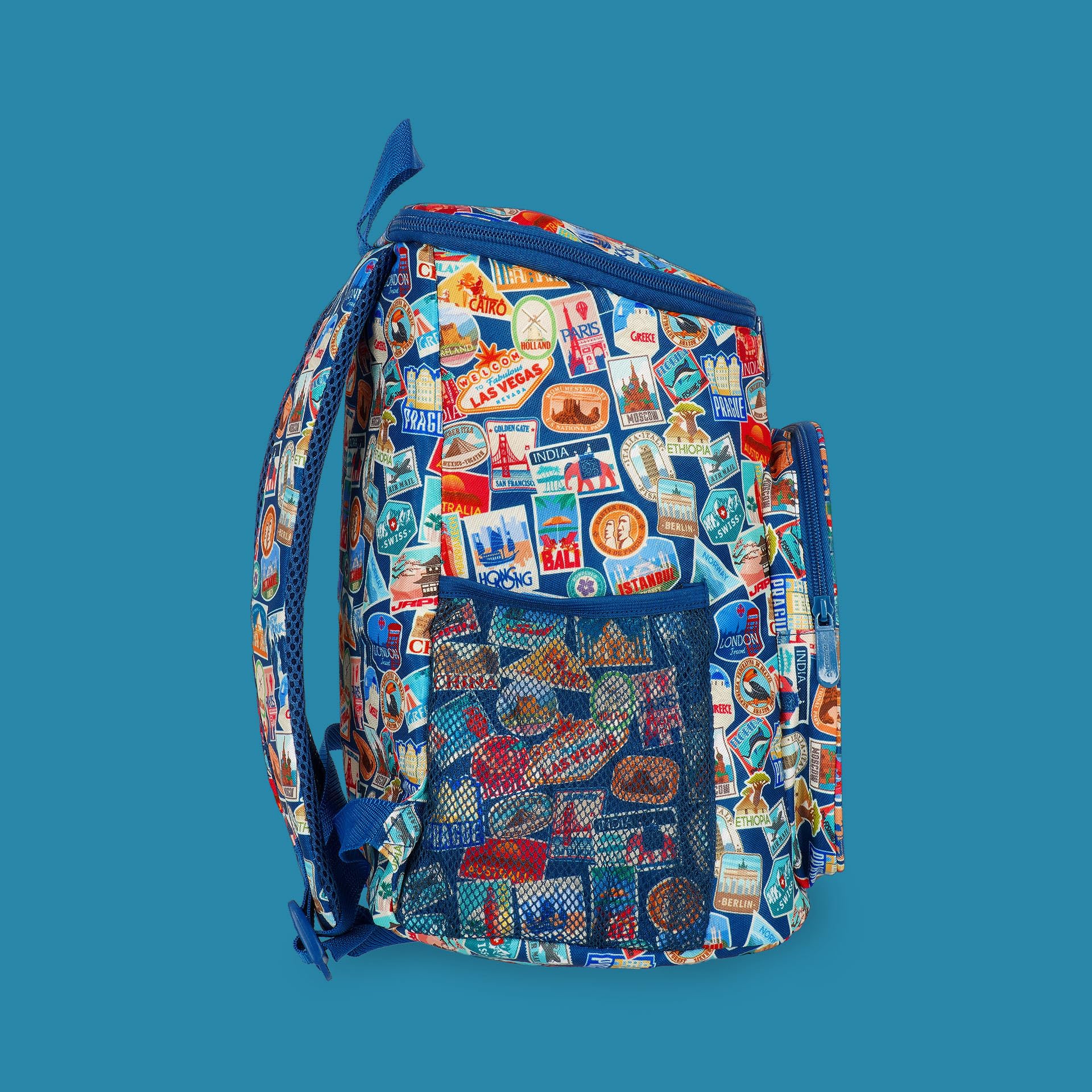 Legami - Thermorucksack Cooler Backpack, strapazierfähig, wärmeisolierend, tropfsicher, geräumig, Hauptfach, Mitteltasche, 2 Seitentaschen, 29 x 35 x 21 cm