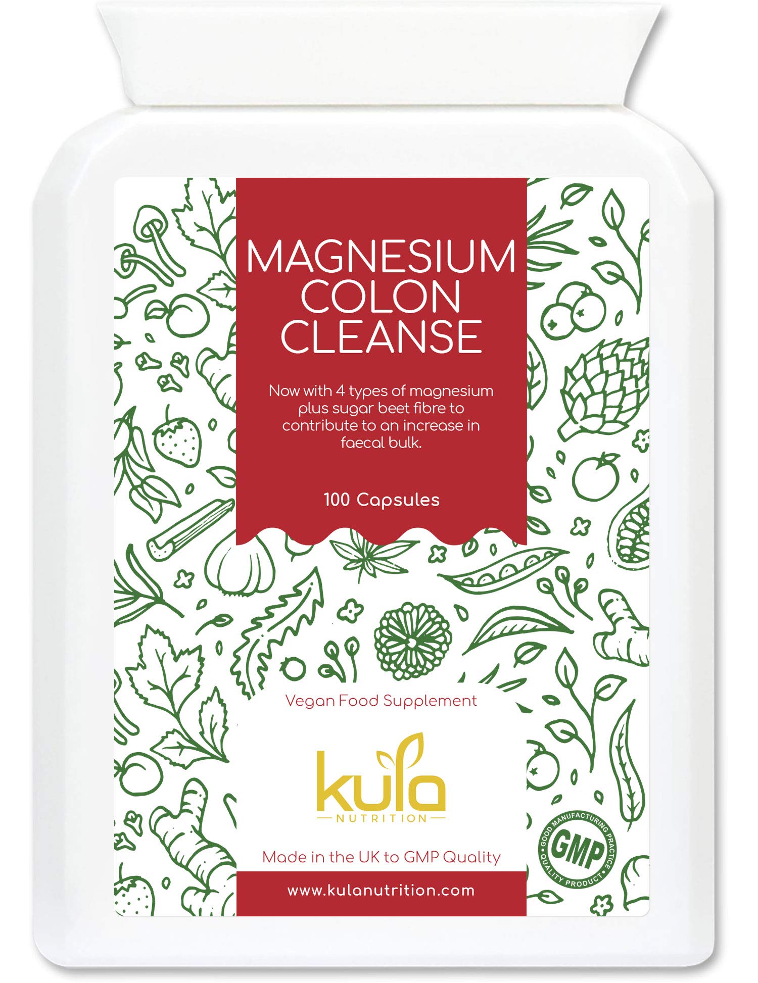 Buy Magnesium Citrate Colon Cleanse and Detox 100 Vegan s Digestive
