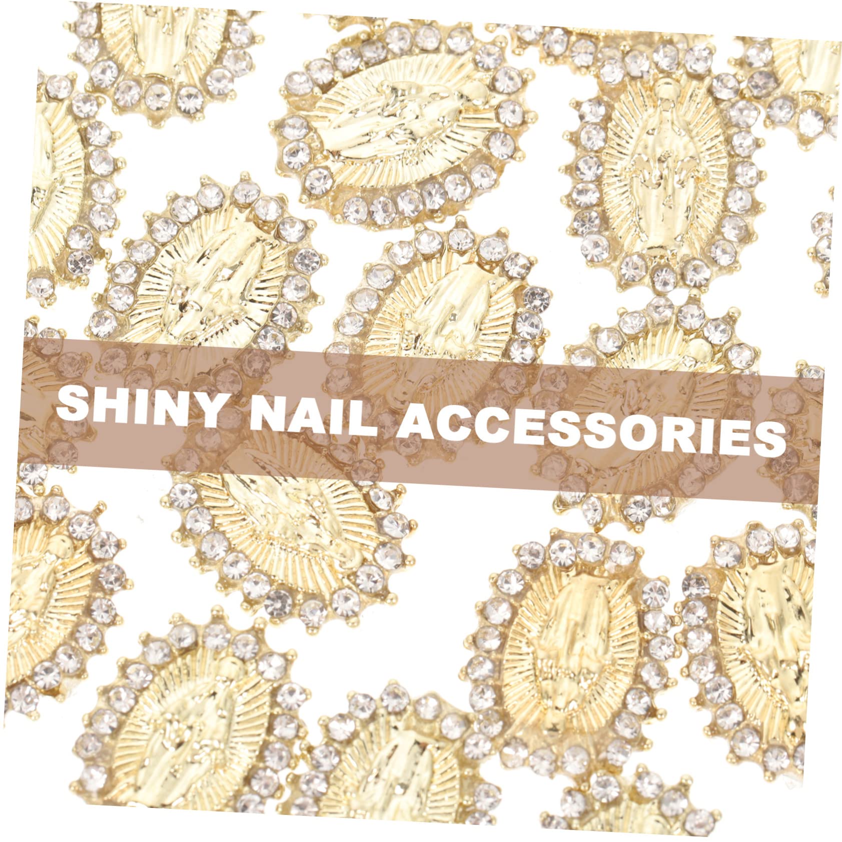 5 Set Ciondoli Per Unghie Decorazioni Religiose Per Nail Art Accessori Brillanti Per Creazioni Uniche E Divertenti Condividere Famiglia 20 Pezzi * 5