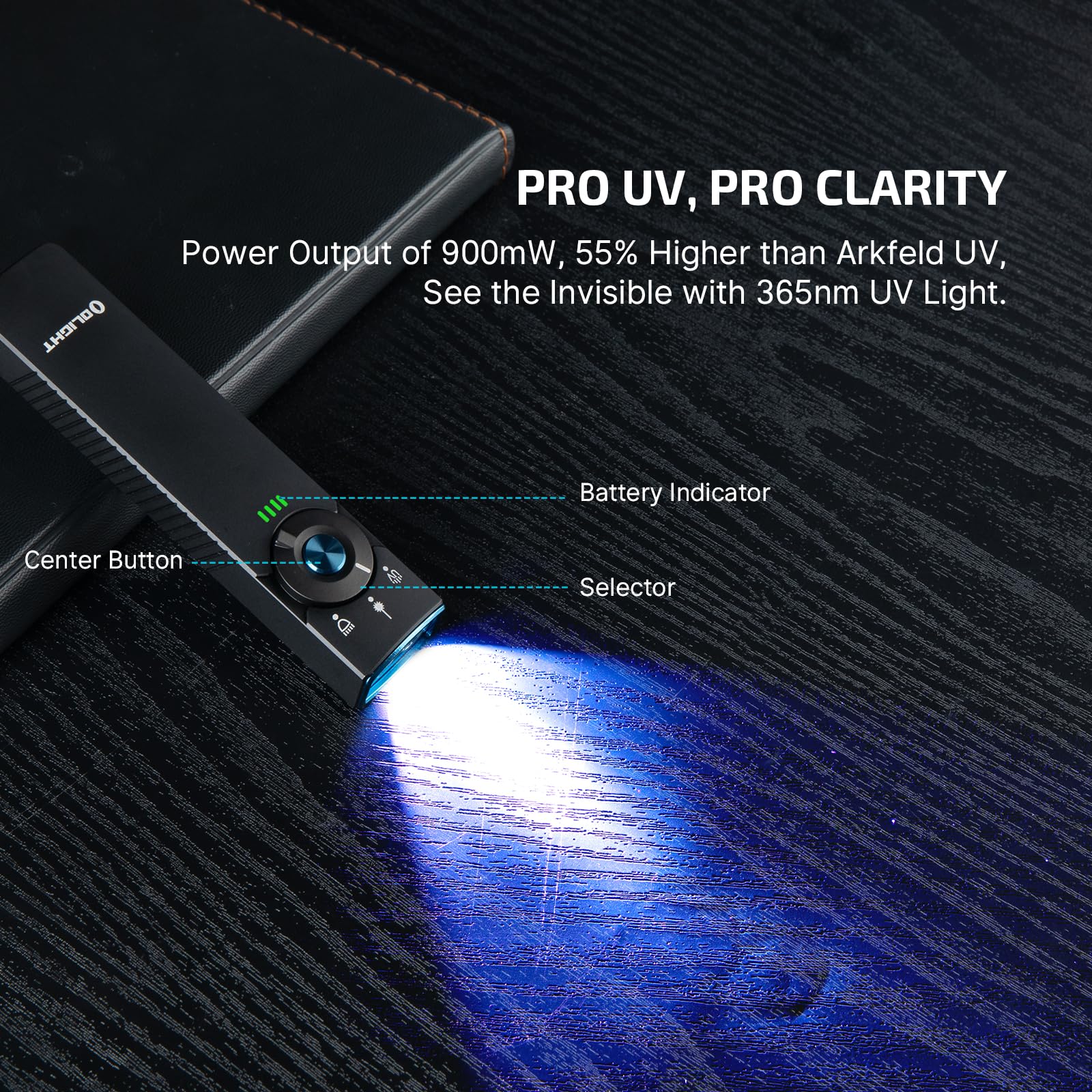 OLIGHT Arkfeld Pro Rechargeable EDC Flashlight 1300 Lumens with