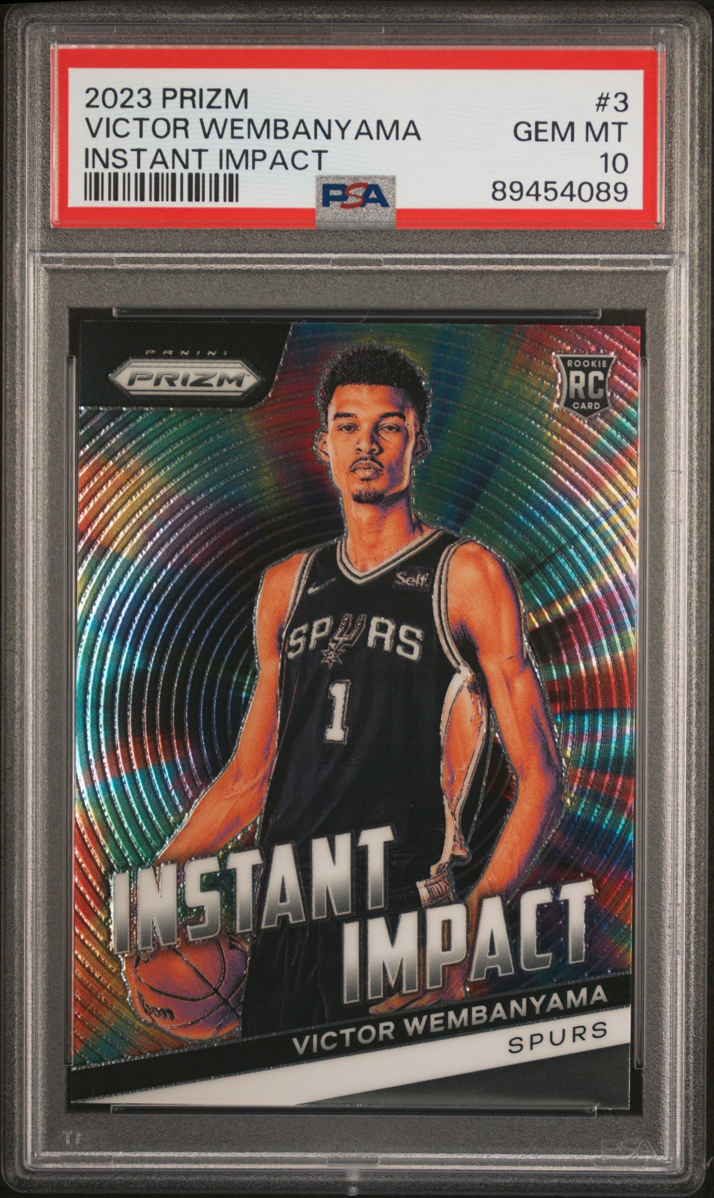 Amazon.com: Psa 10 Victor Wembanyama Panini Prizm Instant Impact 