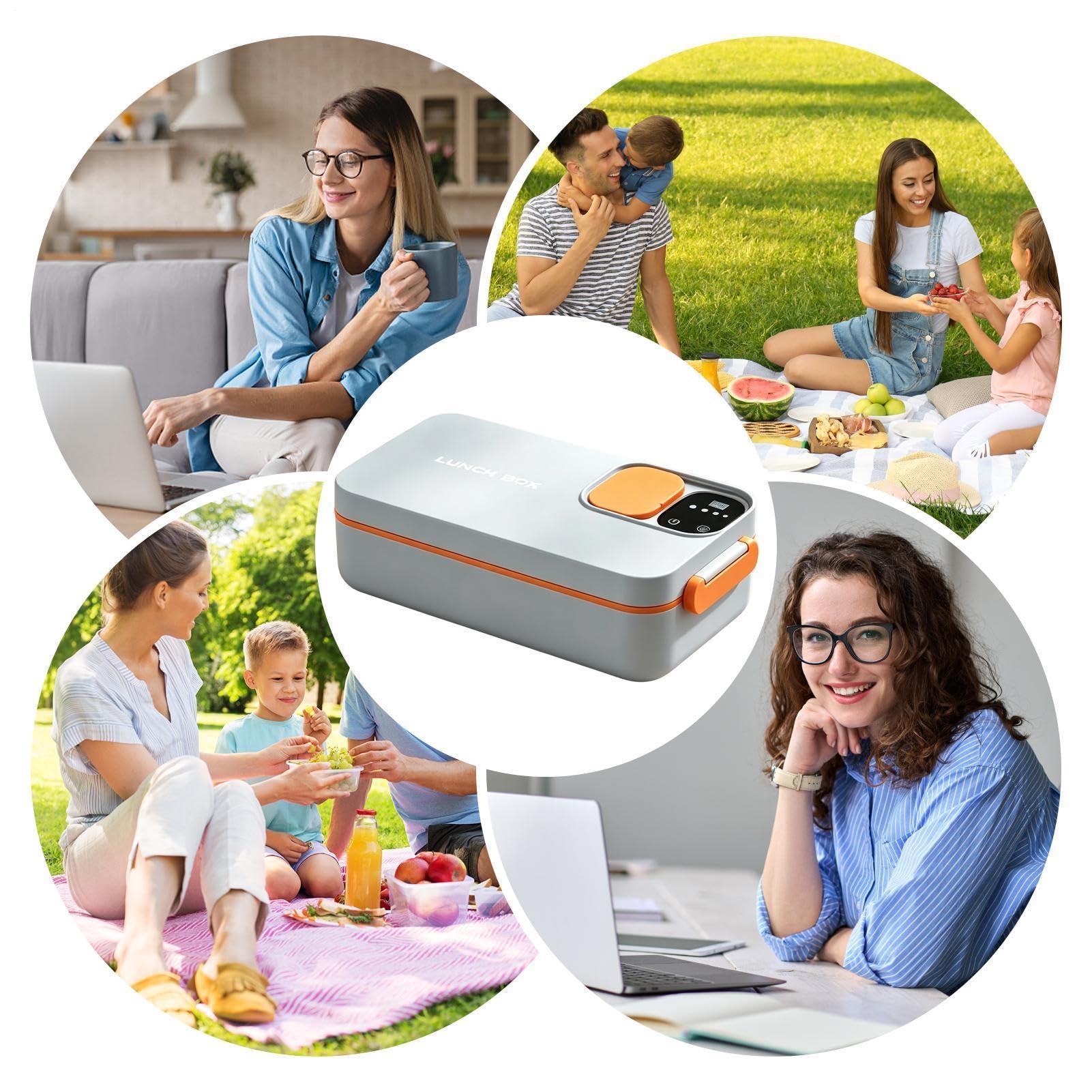 inalámbrica con calefacción USB recargable por USB con 4