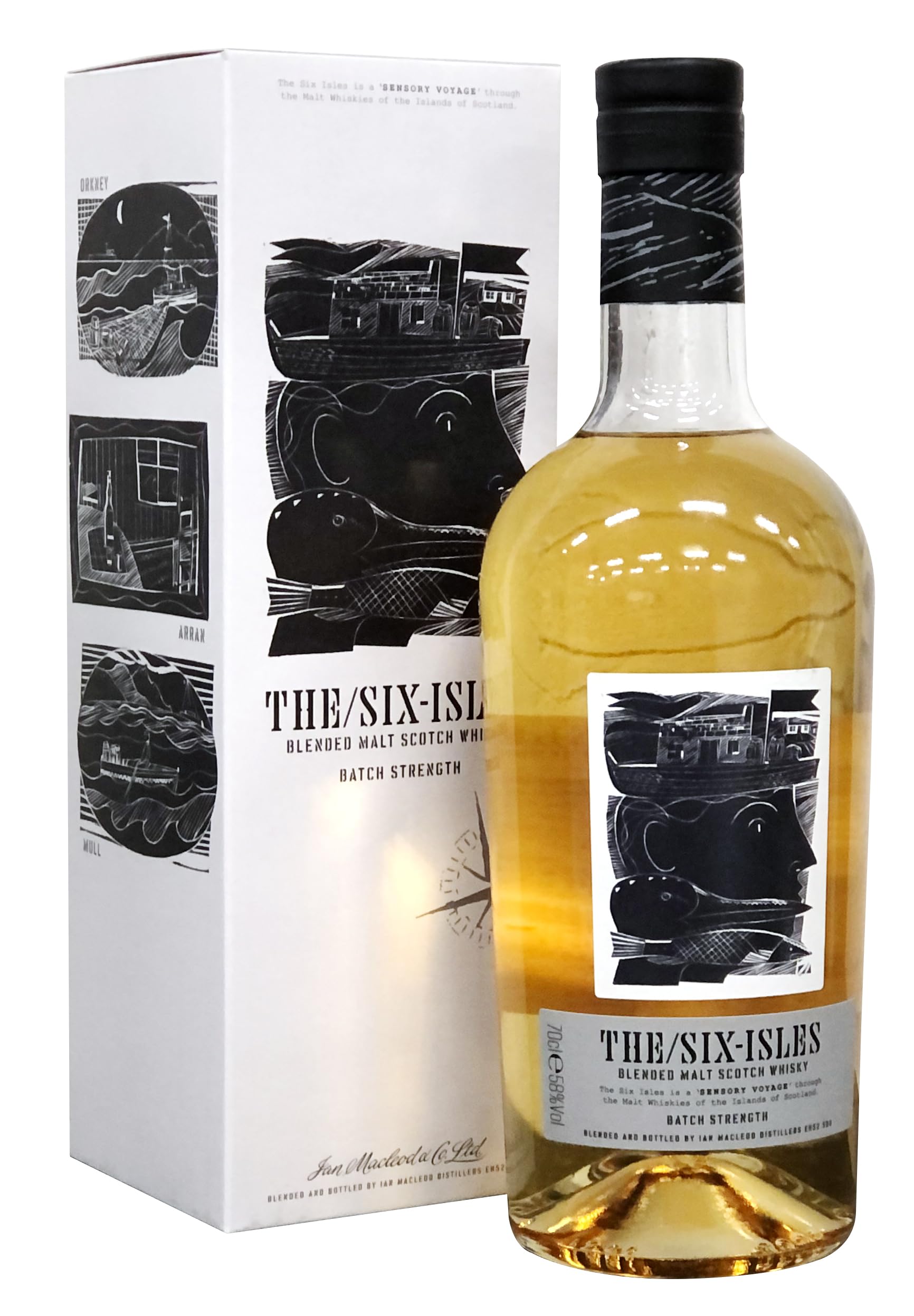 Amazon.co.jp: ザ シックス アイルズ バッチストレングス 58％ 700ml