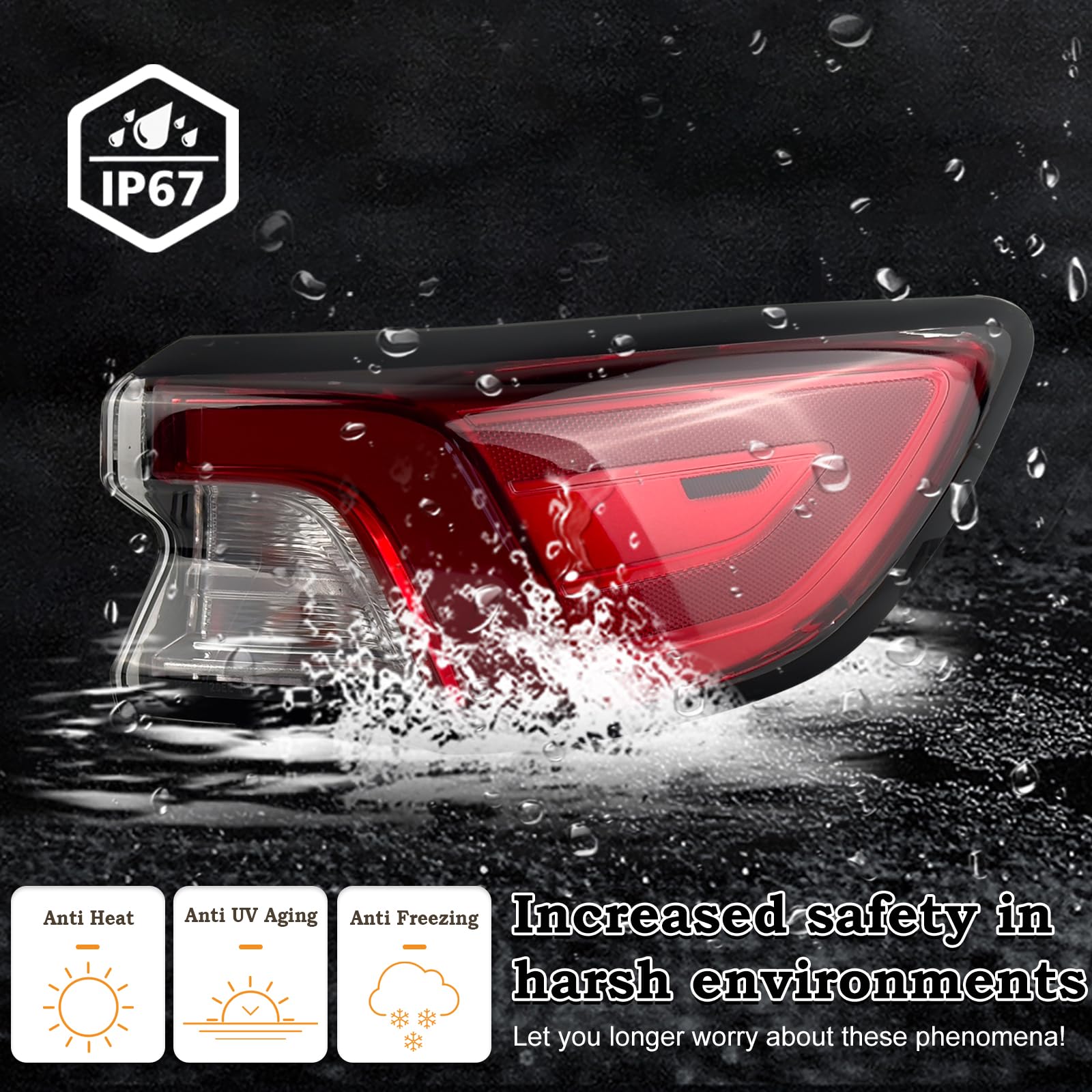 Amazon.com: KAMDKI RH Outer Tail Light Assembly Fit for 2020 2021