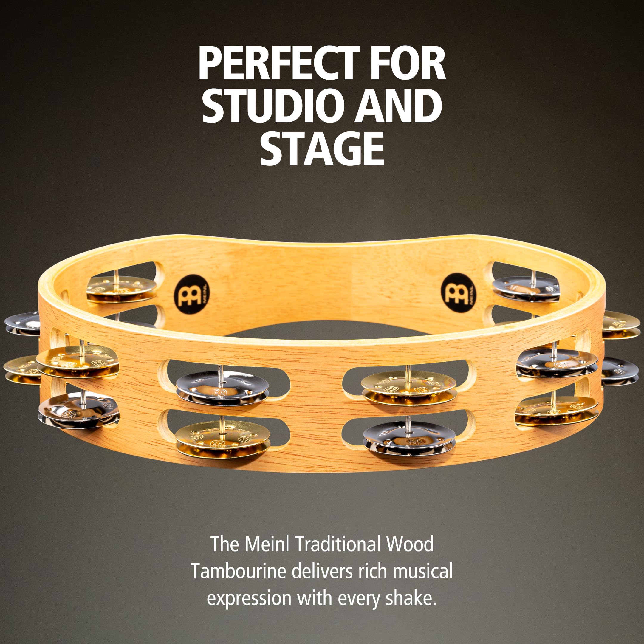 Amazon.com: Meinl Percussion Tambourine with Nickel Plated Steel