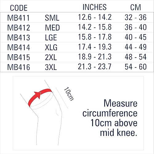 Miniatura 7 de 41 Vega Plus Rodillera estabilizadora de rótula con bisagras, correa para la rodilla, soporte para rehabilitación y prevención posteriores, 100%