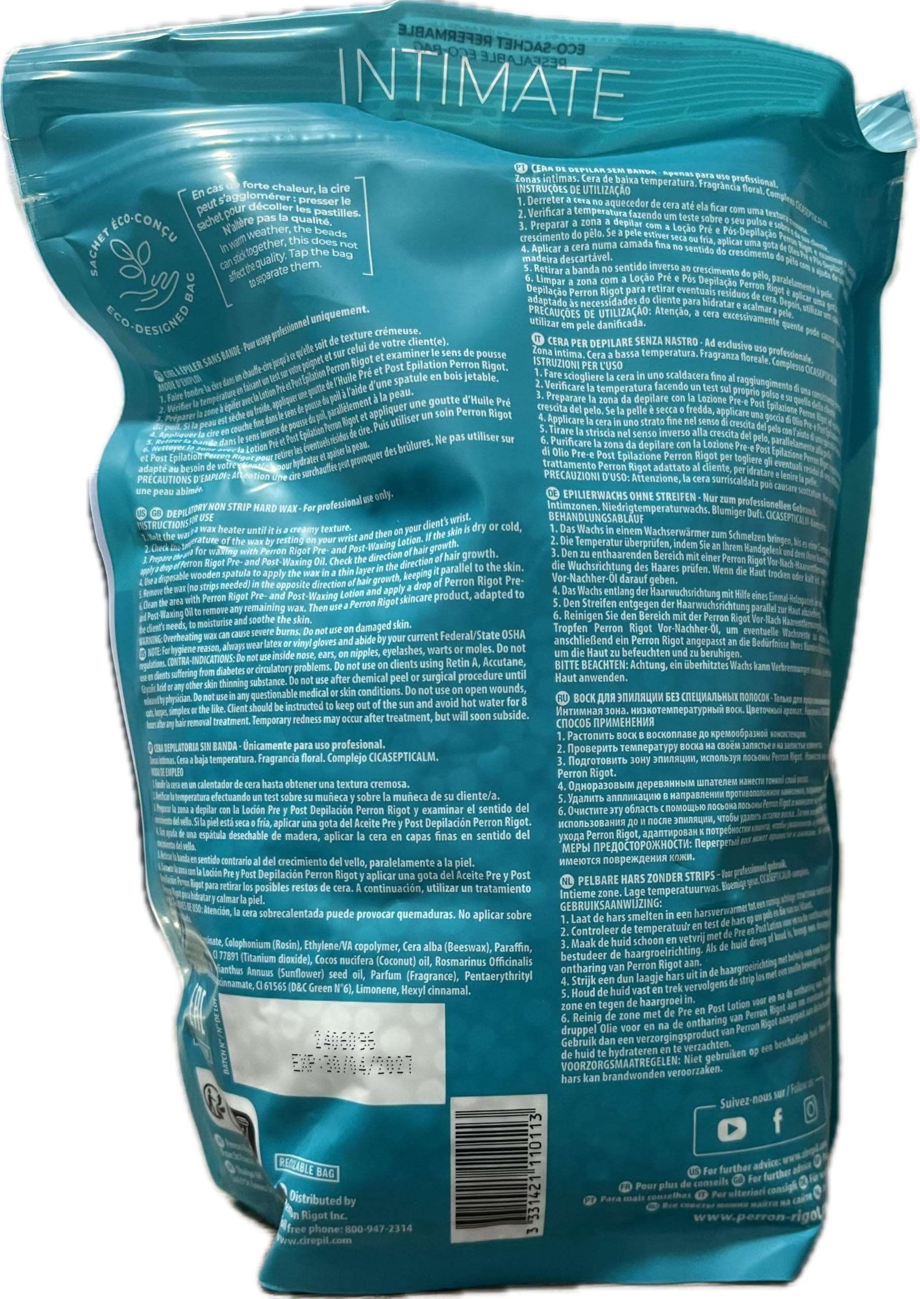 Cire épilation Cirépil "intimate" (Maillot, Aisselles) 800gr Perron Rigot