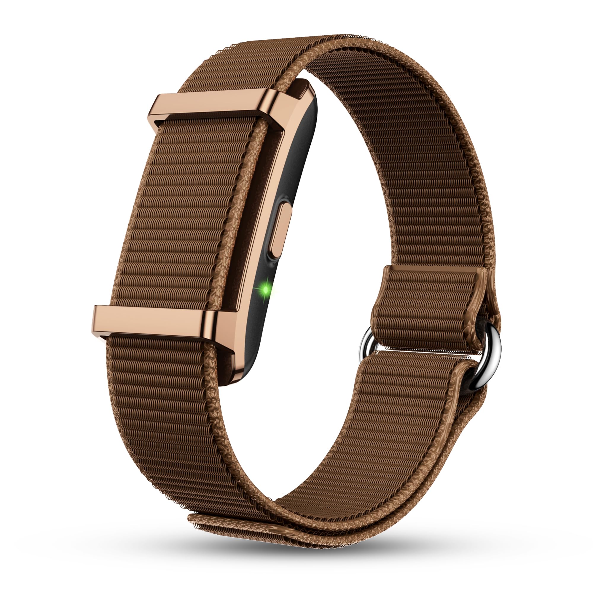 Pebble Qore 2 Smart Band Heart Rate | SpO2 | HRV | Body Temperature Monitoring | Sleep Tracker | 5ATM Water Resistant | Multiple Sports Modes | Premium Metal Body (Lunar Brown)-picture-27
