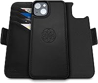 Vista 94 de Dreem Fibonacci - Funda tipo cartera para iPhone 14 Plus Funda desmontable de piel vegana 2 en 1 con soporte integrado, soporte para tarjetas