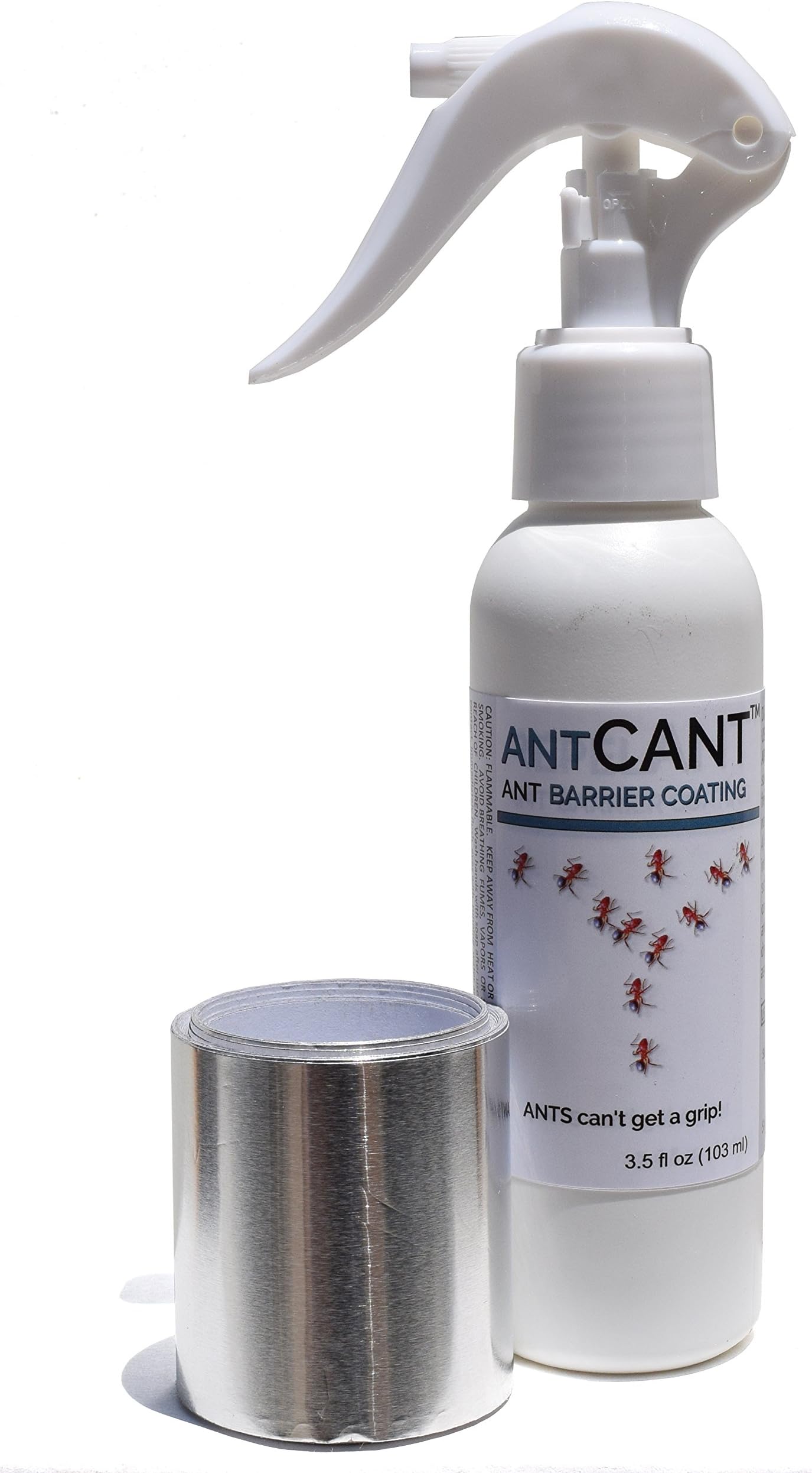 AntCant-ant Barrier Coating. Ants Can't get a Grip on Treated Inclined Smooth Surfaces. After Failing to Climb They give up and go Away