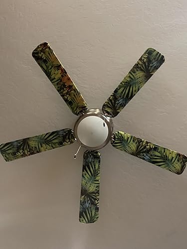 Cubiertas de ventilador de techo con temática tropical