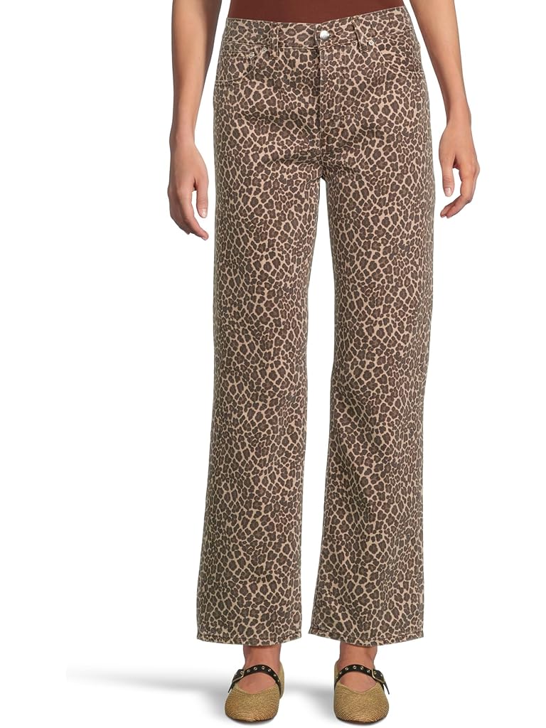 Brown Madewell Longline Straight Jean in Dark Mocha