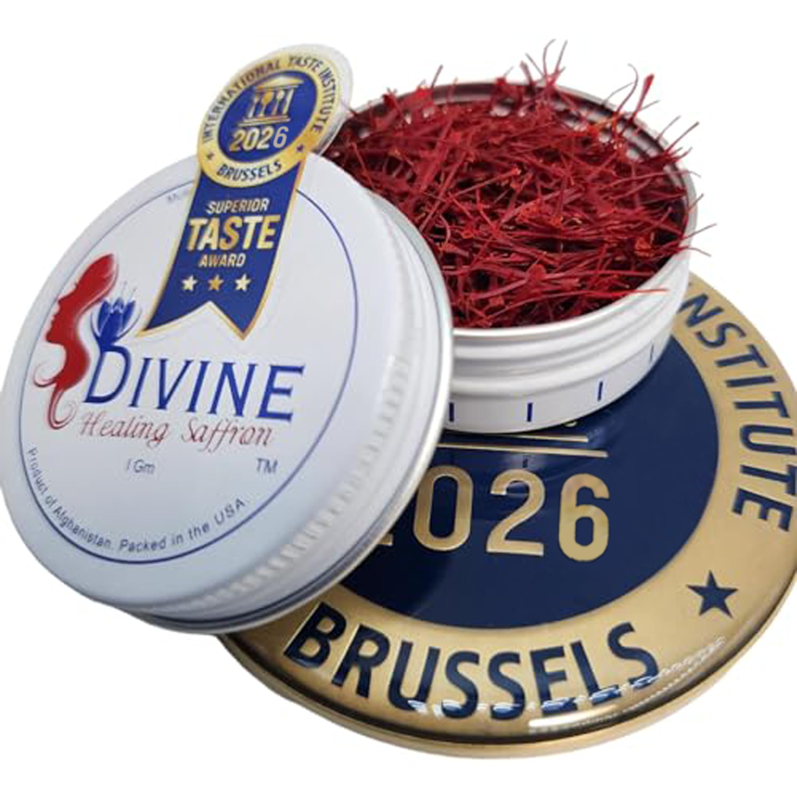 Threads - 100% Fresh, Pure from Afghanistan - Premium Award Winner Red Threads for Cooking Spanish Rice Paella & Risotto, Golden Milk, Tea & More - , 1g