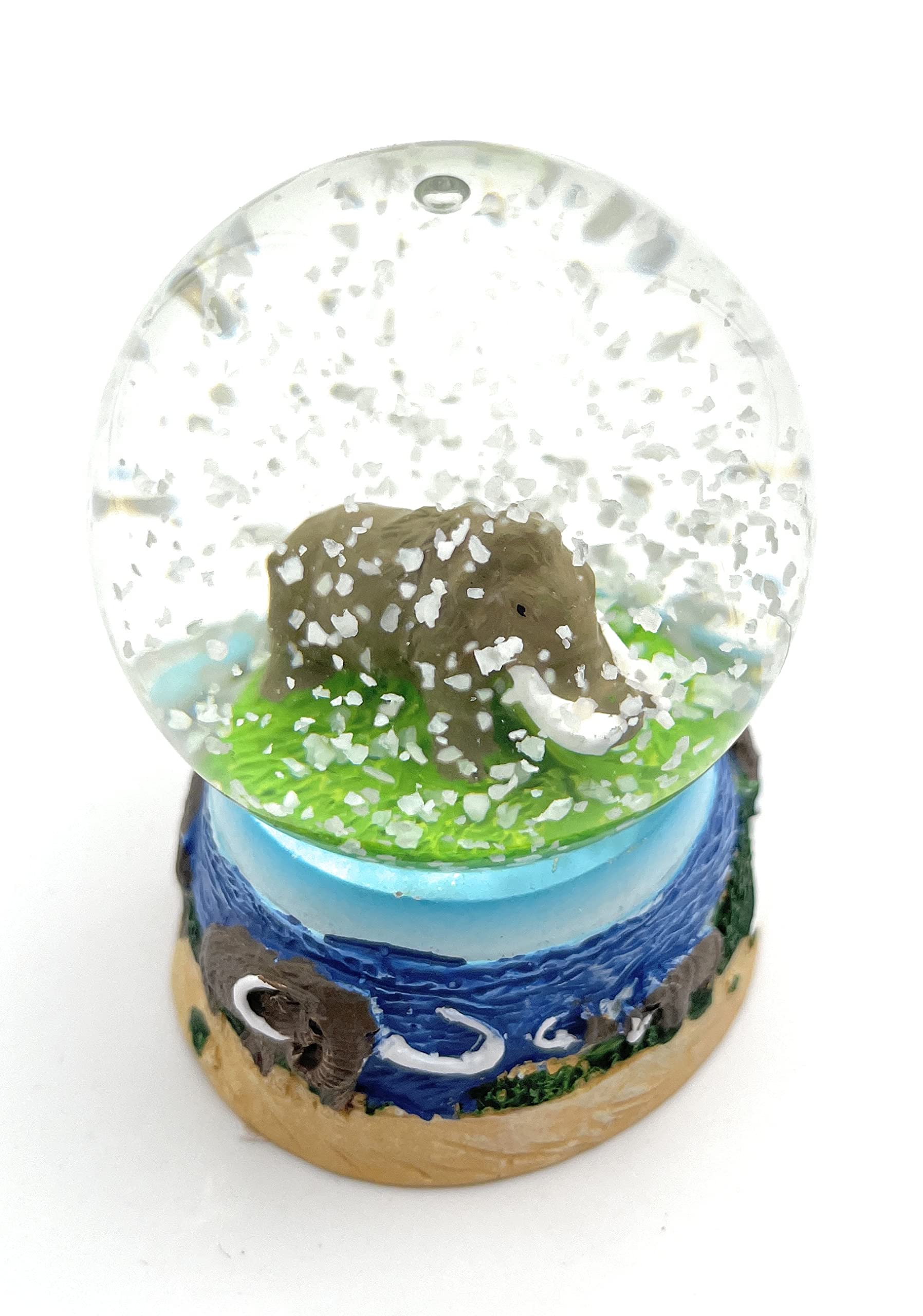 Onwomania Erdmännchen Schneekugel - 6,5cm Niedliche Surikate Figur Mit Glitter-Effekt