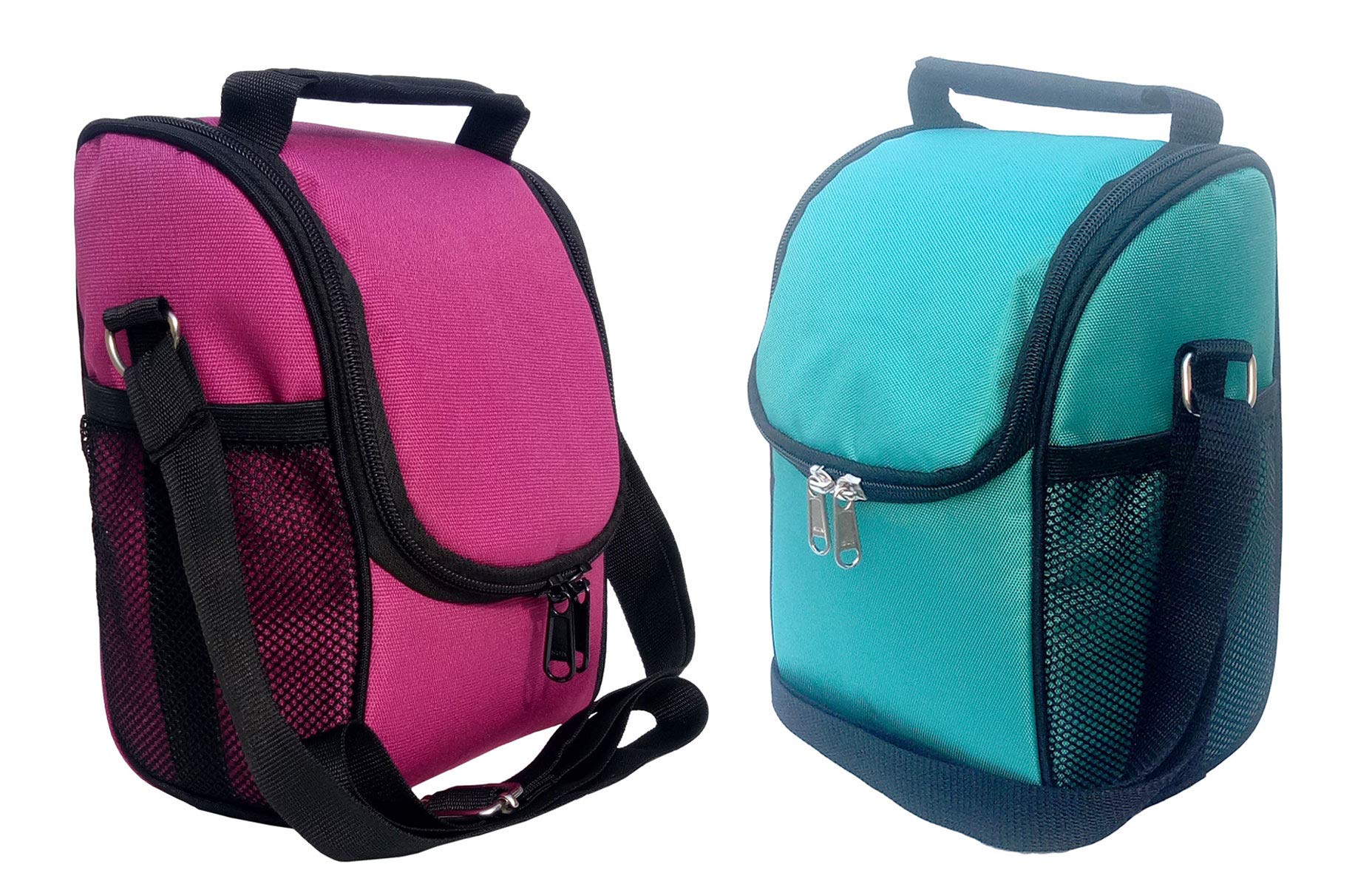 Aafeen Nylon Waterproof Lunch Bags Combo for Men and Women (Pink, Sea Green Pack of 2) (B07MCPQ13V) Amazon Price History, Amazon Price Tracker