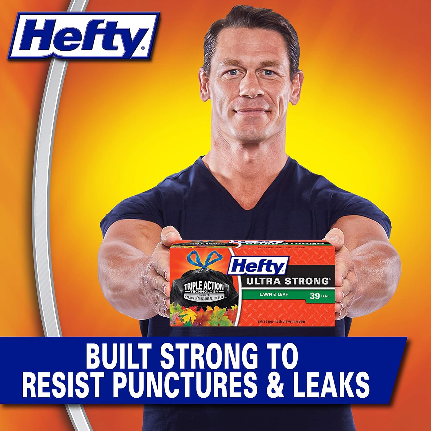 Hefty Ultra Strong Lawn and Leaf Large Trash Bags, 39 Gallon, 16 Count : Grocery & Gourmet Food