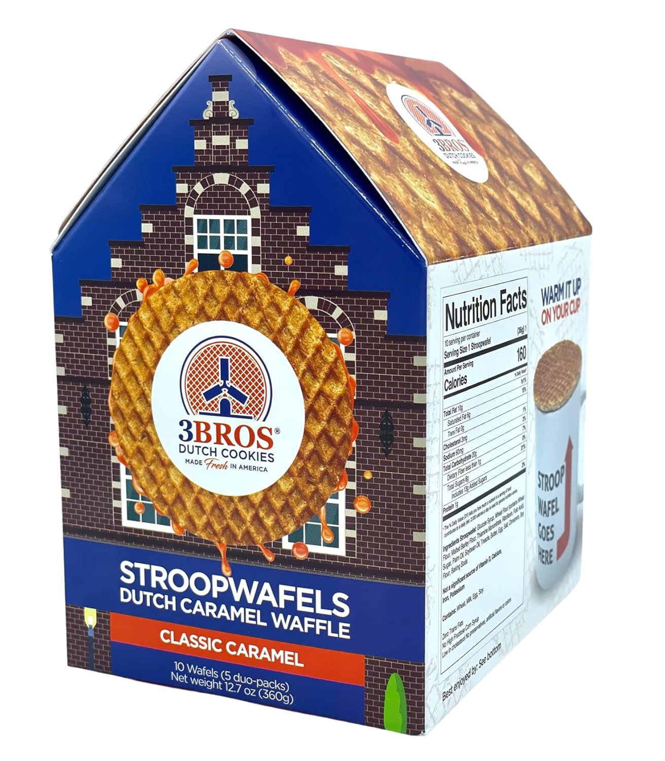 Caramel Stroopwafel in Canal House Box (Caramel, 6)