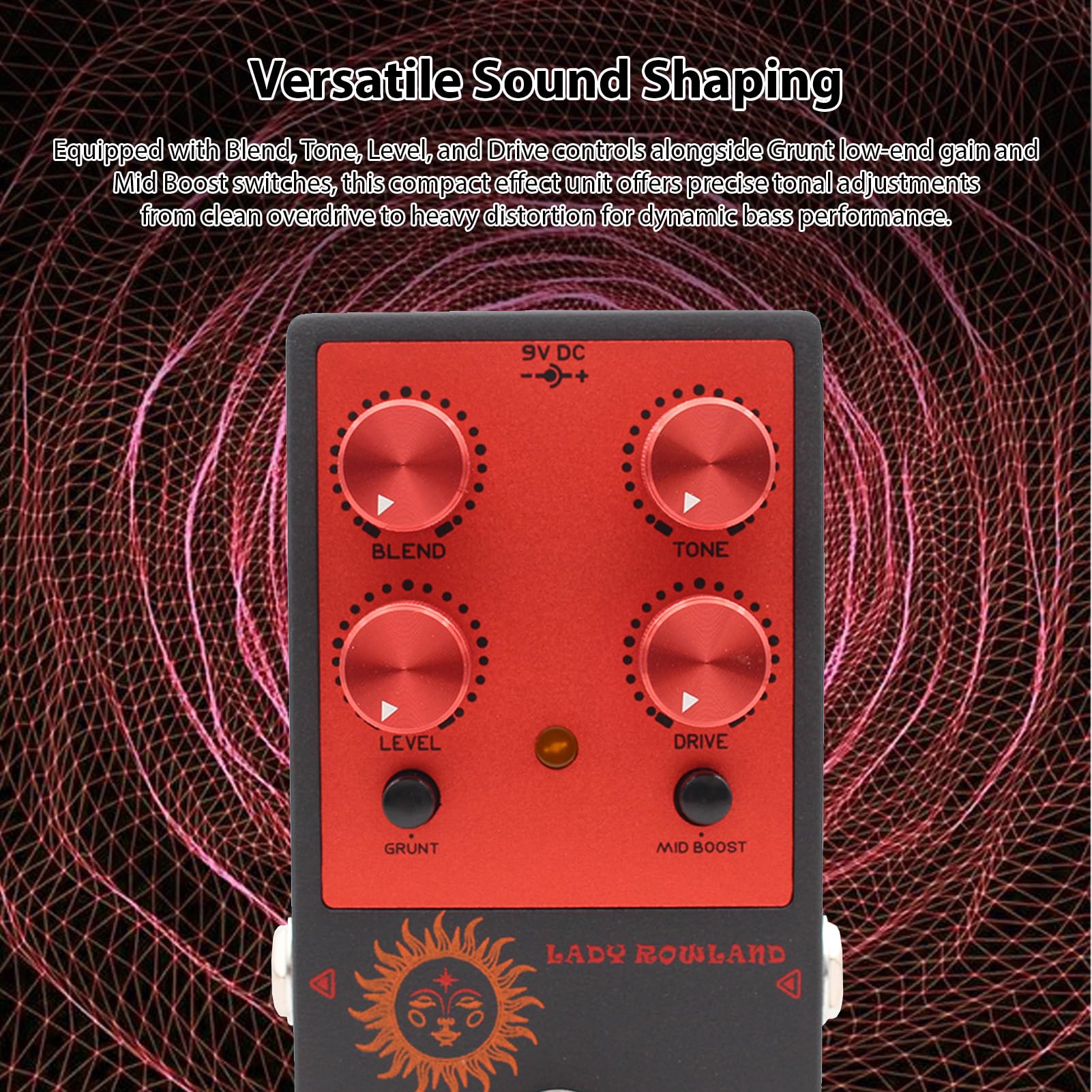 Pedał Gitarowy Overdrive, Klon B3K, Wzmocnienie JFET/CMOS, Mieszanie/tonowanie/średnie Wzmocnienie, dla Basu Gitary Elektrycznej True Bypass