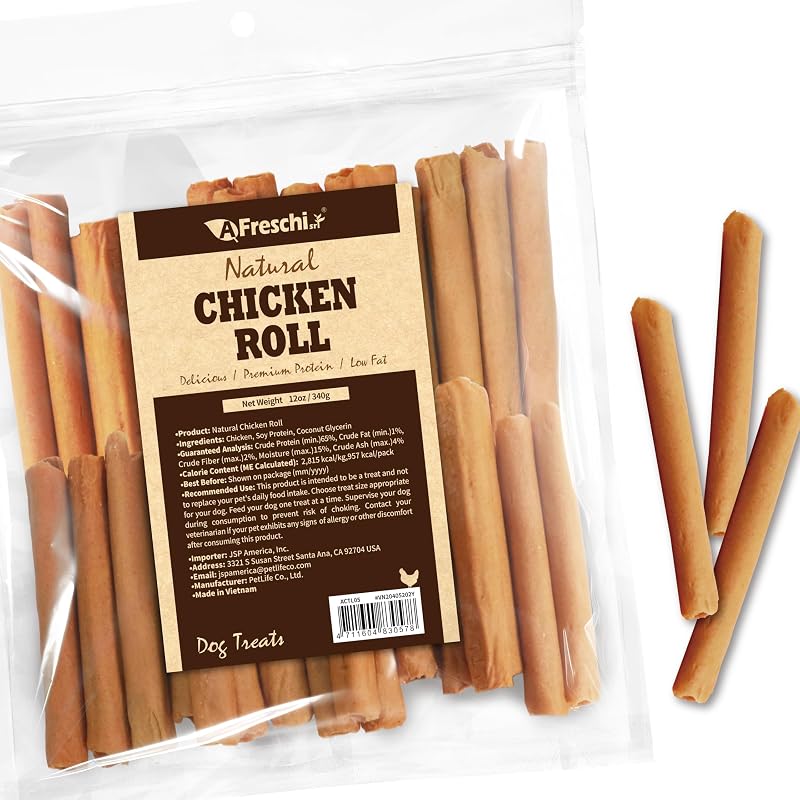 Petisco para Cães em Rolo com Frango A Freschi srl, 381 g