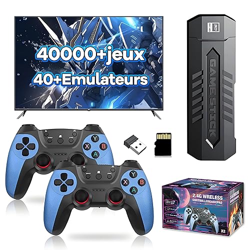 X2 Bleu Clé de Jeu Rétro 4K, Émulateur pour Console