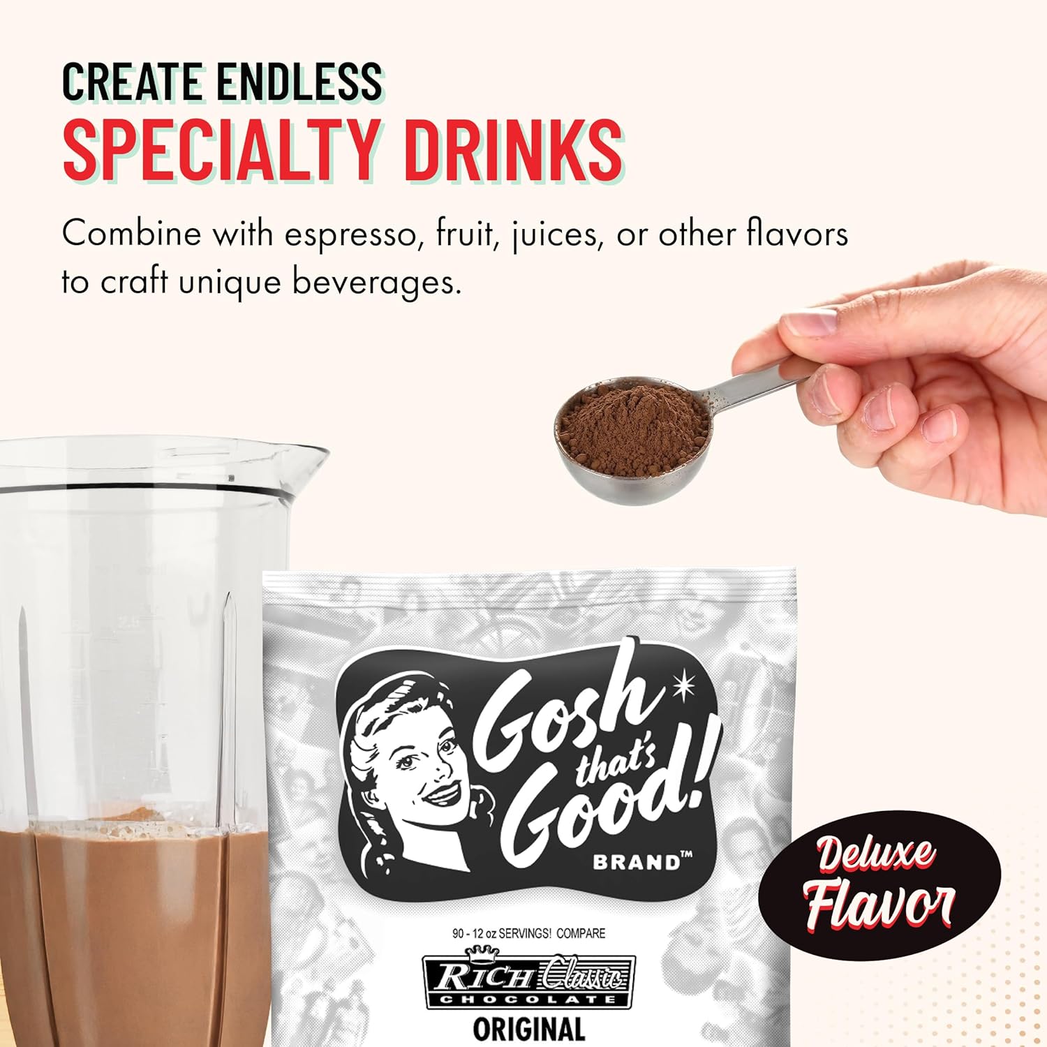 Gosh That’s Good! Rich Classic Chocolate Flavor – 3 lb– Lactose-Free