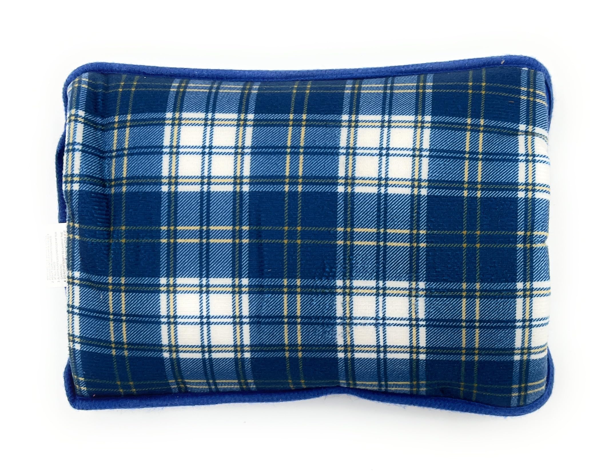 VIO Extreme Velvet Heating Gel Bag, Hot Water Bags for Pain Relief, Heating Pad - Heat Pouch Water Bottle Bag, Electric Hot Water Bag, Velvet Heating Pad For Pain Relief (Blue Check)